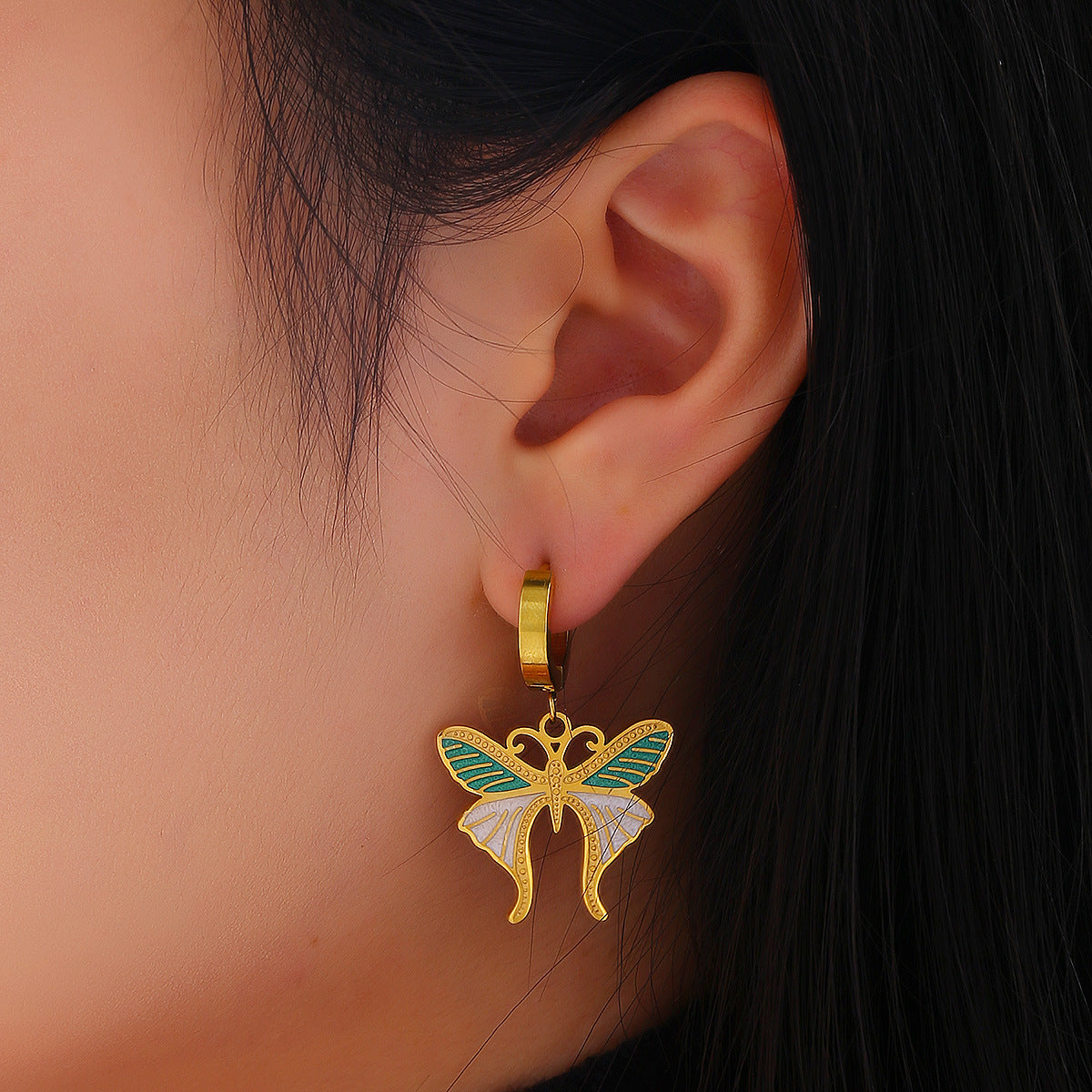 Elegant High Sense Butterfly Earrings