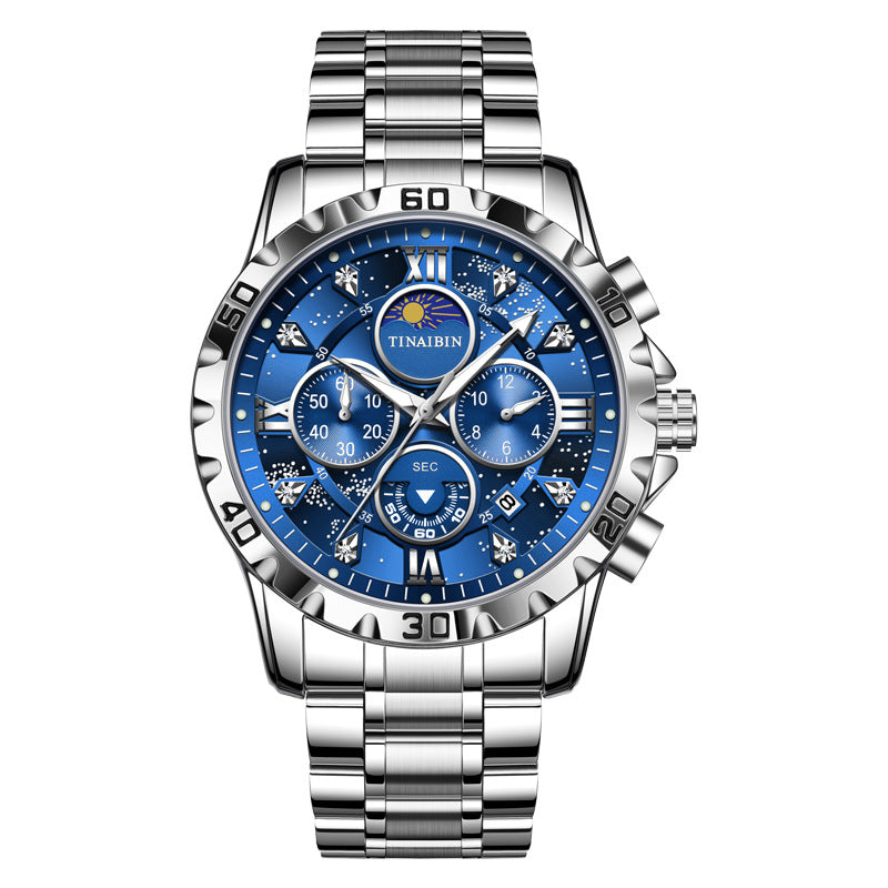 Gentleman Multi-functional High-grade and High-quality Waterproof Watch