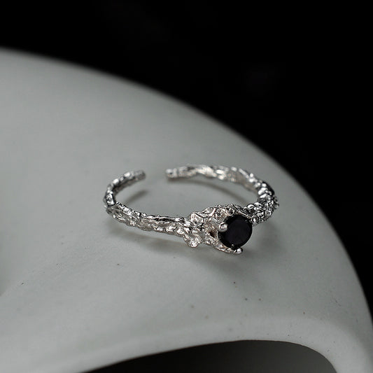 Luxe Burnt Wrinkle Diamond Ring