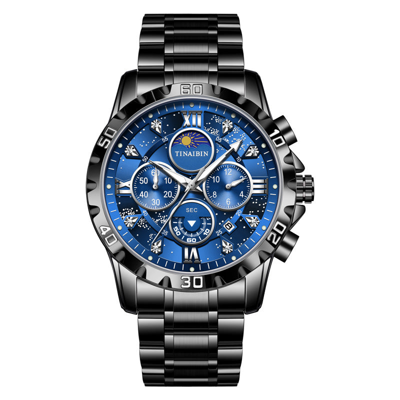 Gentleman Multi-functional High-grade and High-quality Waterproof Watch