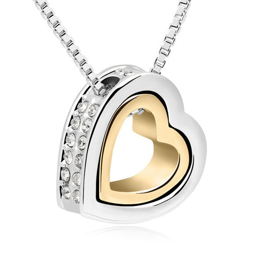 Luxuriöse Love-Herz-Halskette